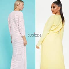 women long cardigan stripped pink / yellow M to xxxL