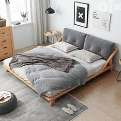 wood bed