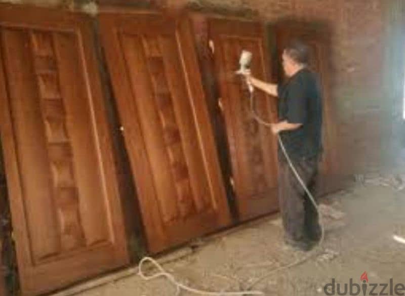 دهان موبيليا Wood painter & carpenter 2