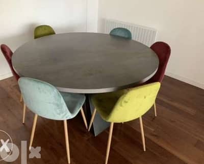 dining table with 6 chairs