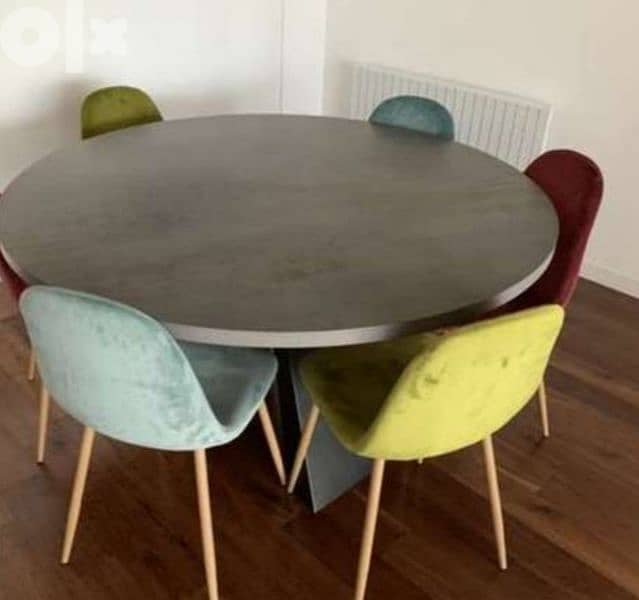dining table with 6 chairs 1