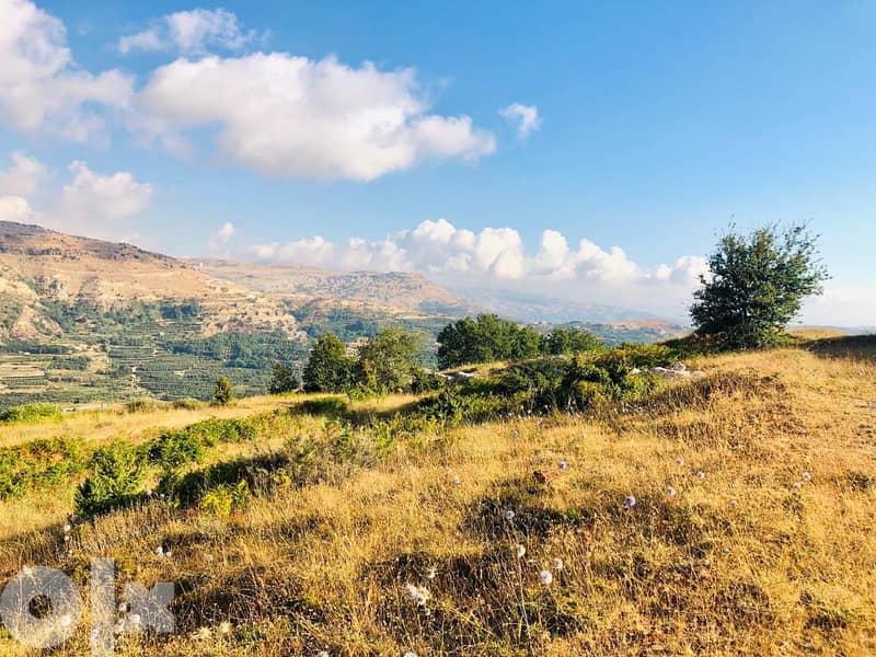 LAND in Kfardebian/Faqra with PANORAMIC View أرض في كفردبيان ١٢٥٠ م٢ 2