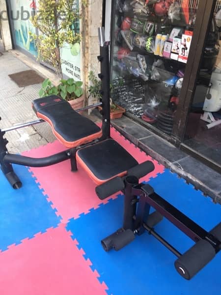 bench adjustable with legs extension body system heavy duty 1