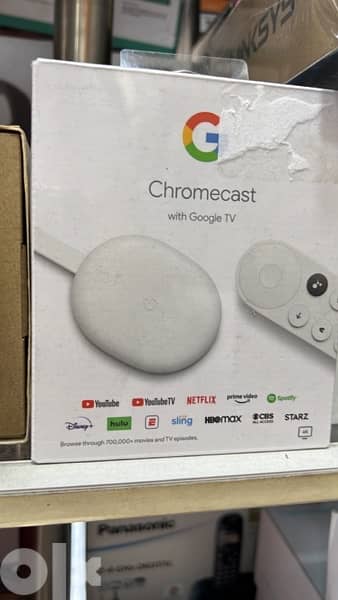 Google Tv Chromecast FHD With 1 year free iptv 0