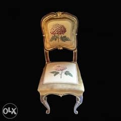 Exquisite french Antique chairs كراسي انتيك 0