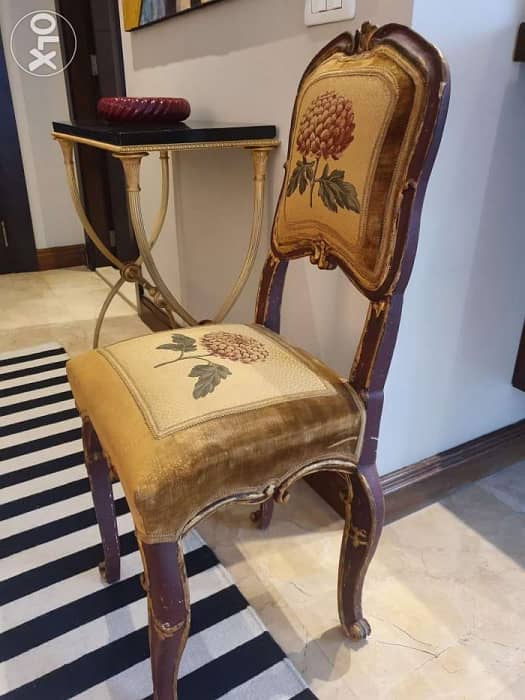 Exquisite french Antique chairs كراسي انتيك 3
