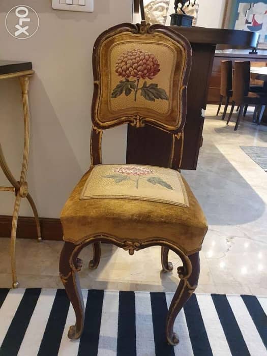 Exquisite french Antique chairs كراسي انتيك 5