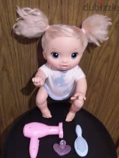 BABY ALIVE GO BYE CROWLING &TALKING mechanism works used good toy=18$ 0