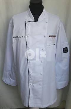 Original "Chef's Choice" White Restaurant Costume Size Men XL ثياب شيف