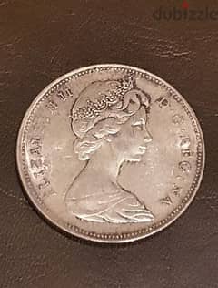 old silver coin