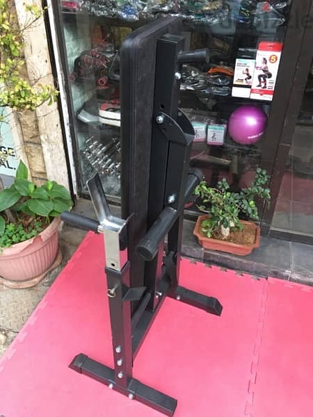 bench adjustable with adjustable rack with axe and weights all new 6