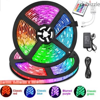 RGB strip led with remote 5meters