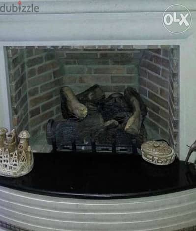 USA LIKE NEW GAZ firewood(chemine), gas fireplace log set 8 pieces