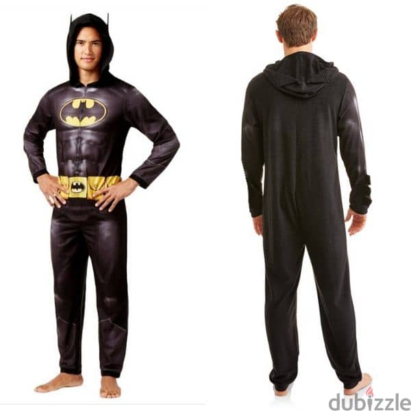 men pyjama/ costume onsie batman s to xxL 0