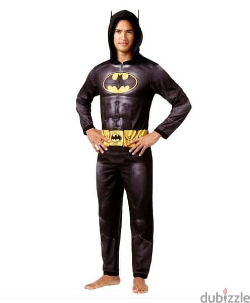 men pyjama/ costume onsie batman s to xxL 2