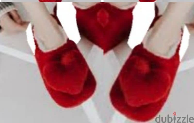 women slippers red heart 36 to 41  1=7$ or 3=15$ 0