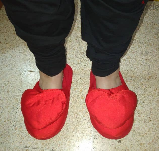 women slippers red heart 36 to 41 2