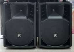 2 speaker b3 15" plastic passive not used