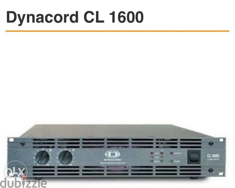 Amplifier Dynacord CL 1600 1