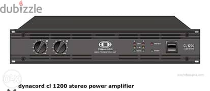 Amplifier Dynacord CL 1200