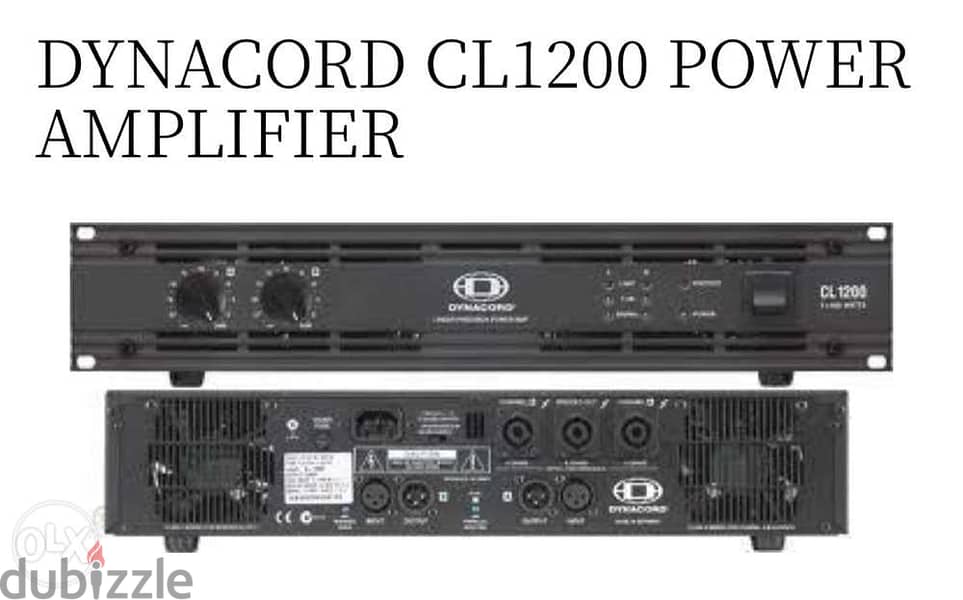 Amplifier Dynacord CL 1200 1