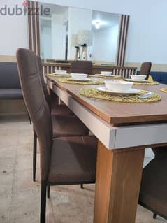 Dinning Table + 6 Chairs