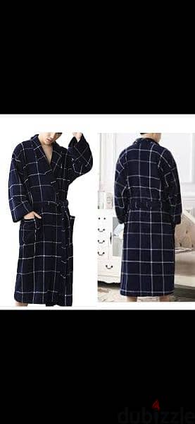 men night robe black s to xxxL