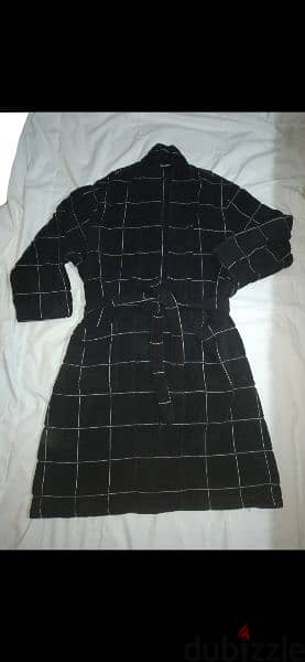 men night robe black s to xxxL 3