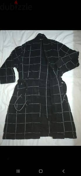 men night robe black s to xxxL 4