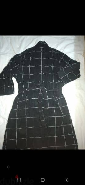 men night robe black s to xxxL 5