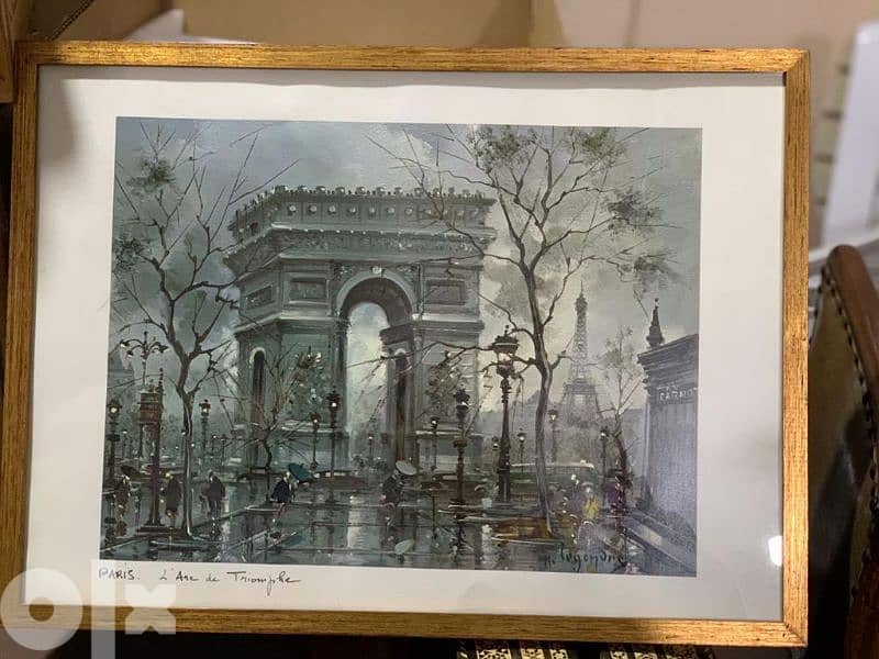 arc de triumph oil painting 0