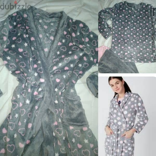 pyjama 3 pcs grey moher m to xxxL 1=7$ or 3=15$ 0