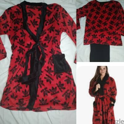 pyjama red and black 3pcs s to xxxL