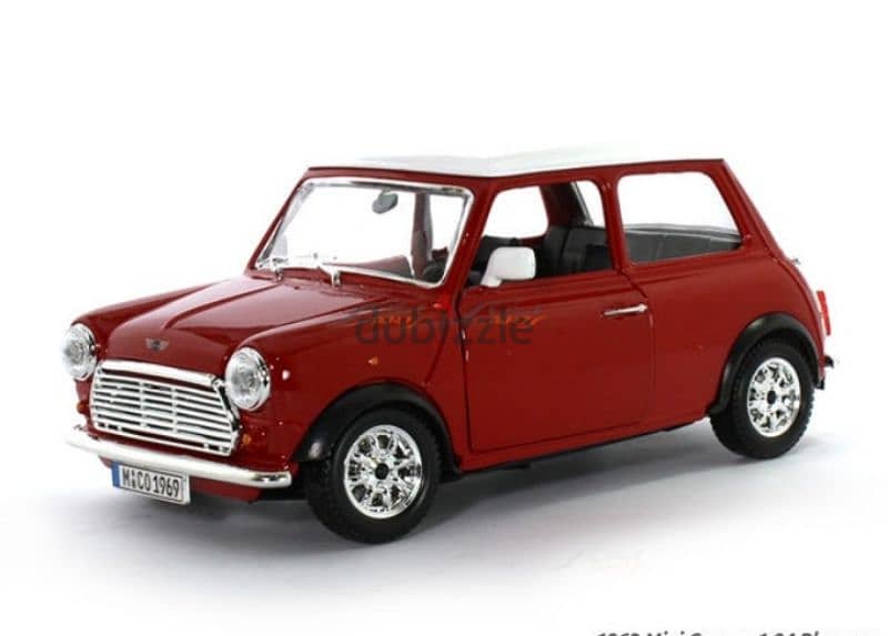 Mini Cooper ('69) diecast car model 1:24. 0