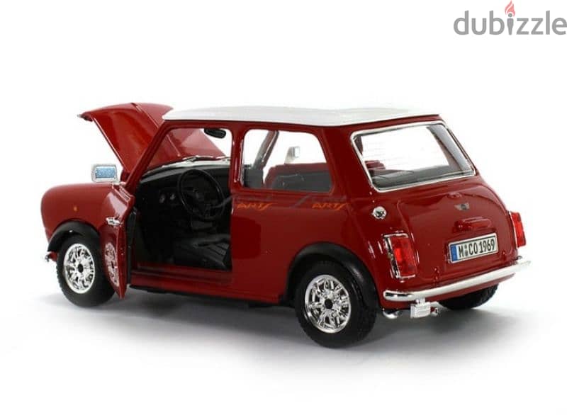 Mini Cooper ('69) diecast car model 1:24. 5