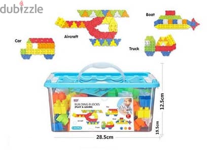 Building Blocks Play & Learn 144 Pcs