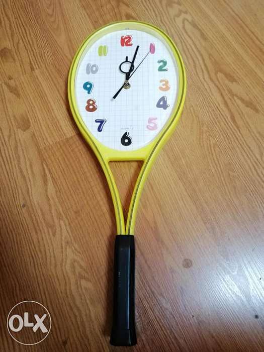 Tennis wall clock - New, 0