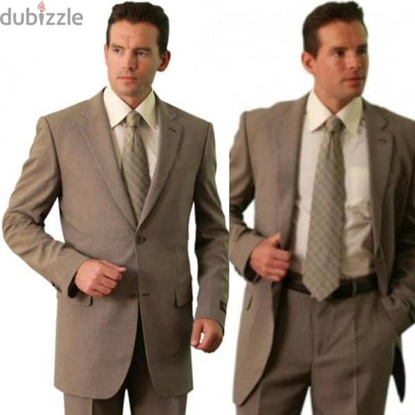 men suits khaki colour 50.52 made in Italy 0
