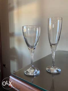Pasabahce Wine and Champagne glasses new never used 0