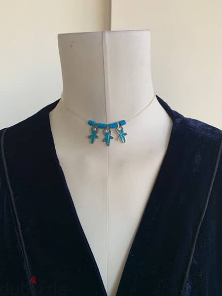 Flik flak Swarovski necklace and earrings 1