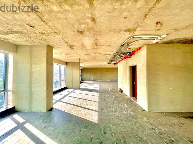 JH22-1372 Open space office 420m for rent in Saifi-Beirut- $5,000 cash 2
