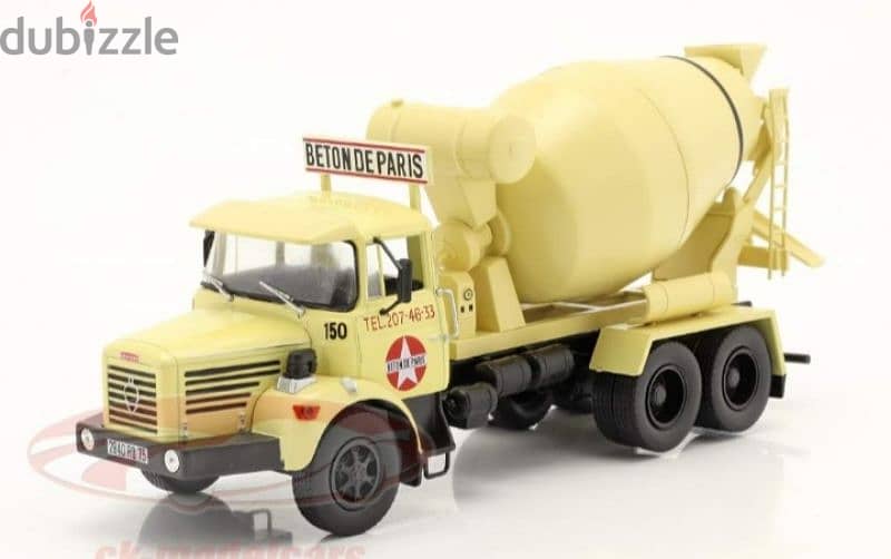 Berliet Cement Truck diecast car model 1;43. 1
