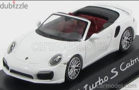 Porsche Turbo S Cabriolet diecast car model 1;43.