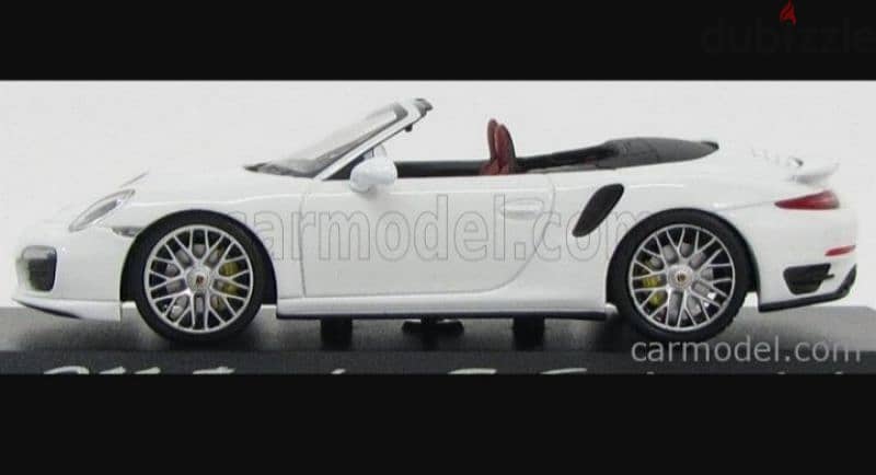 Porsche Turbo S Cabriolet diecast car model 1;43. 1