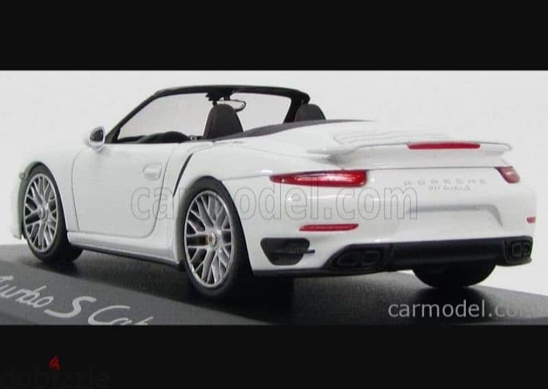 Porsche Turbo S Cabriolet diecast car model 1;43. 2