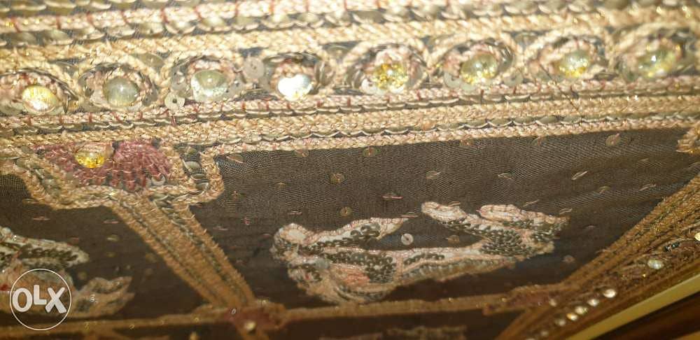 Vintage Ancient Burmese Kalaga Tapestry 160 x 126 7