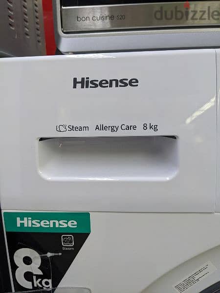 غسالة كفالة شركة Hisense Washer 8Kg 1200RPM 1 year warranty 3