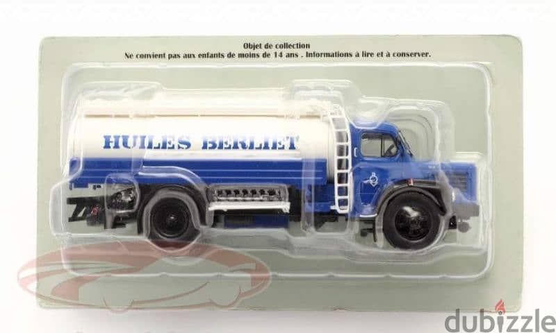 Berliet M2 Tank Truck (1960) diecast car model 1;43. 3