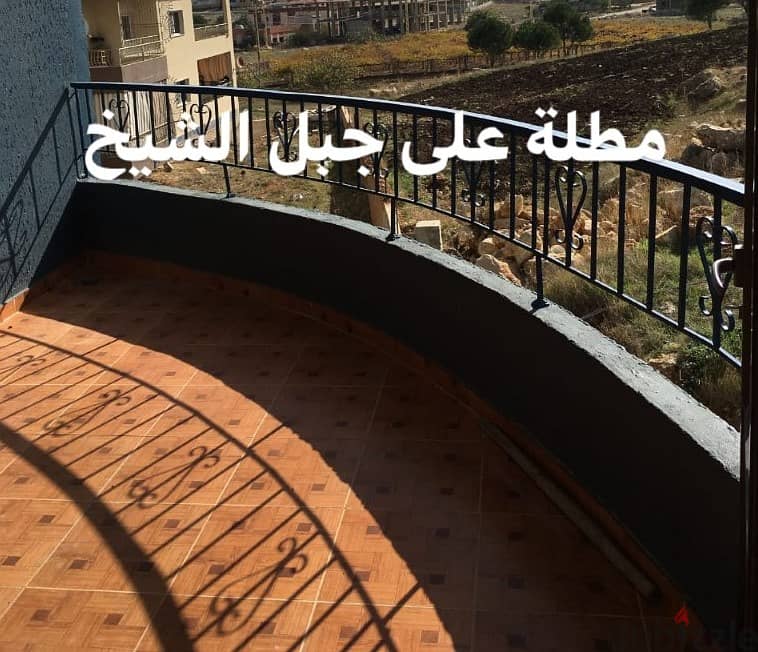 120Sqm|Apartment for sale Rachaya al Wadi/Dahr al Ahmar|Mountain view 1