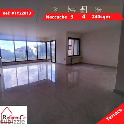 High End Finishing with terrace in Naccache شقة فخمة مع تراس نقاش